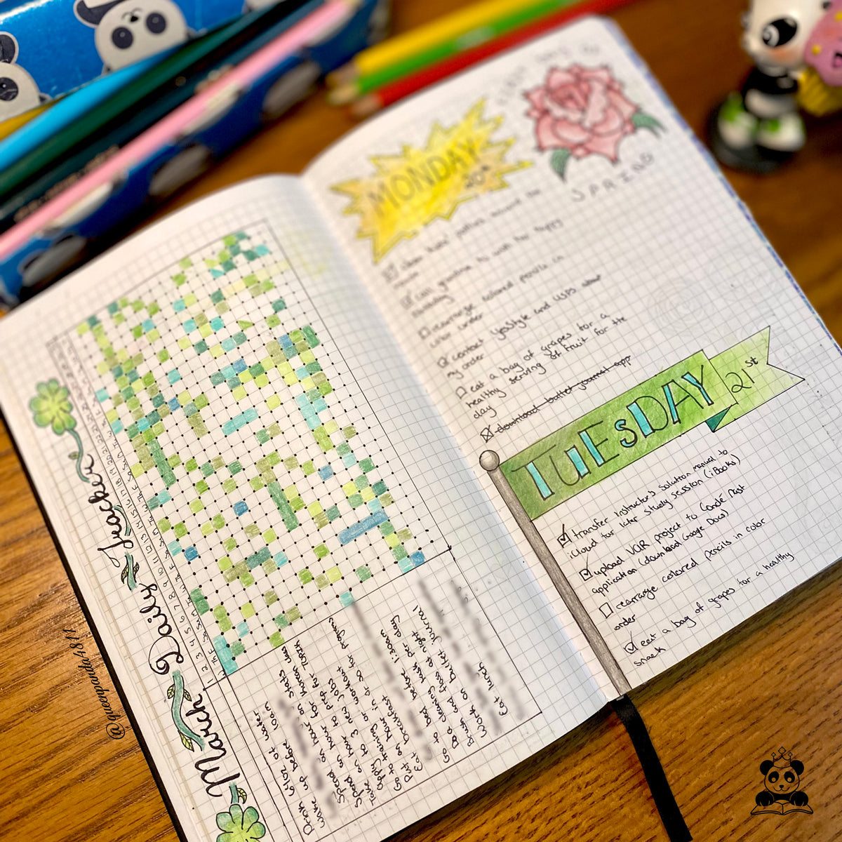 Spring Themed Daily Tracker