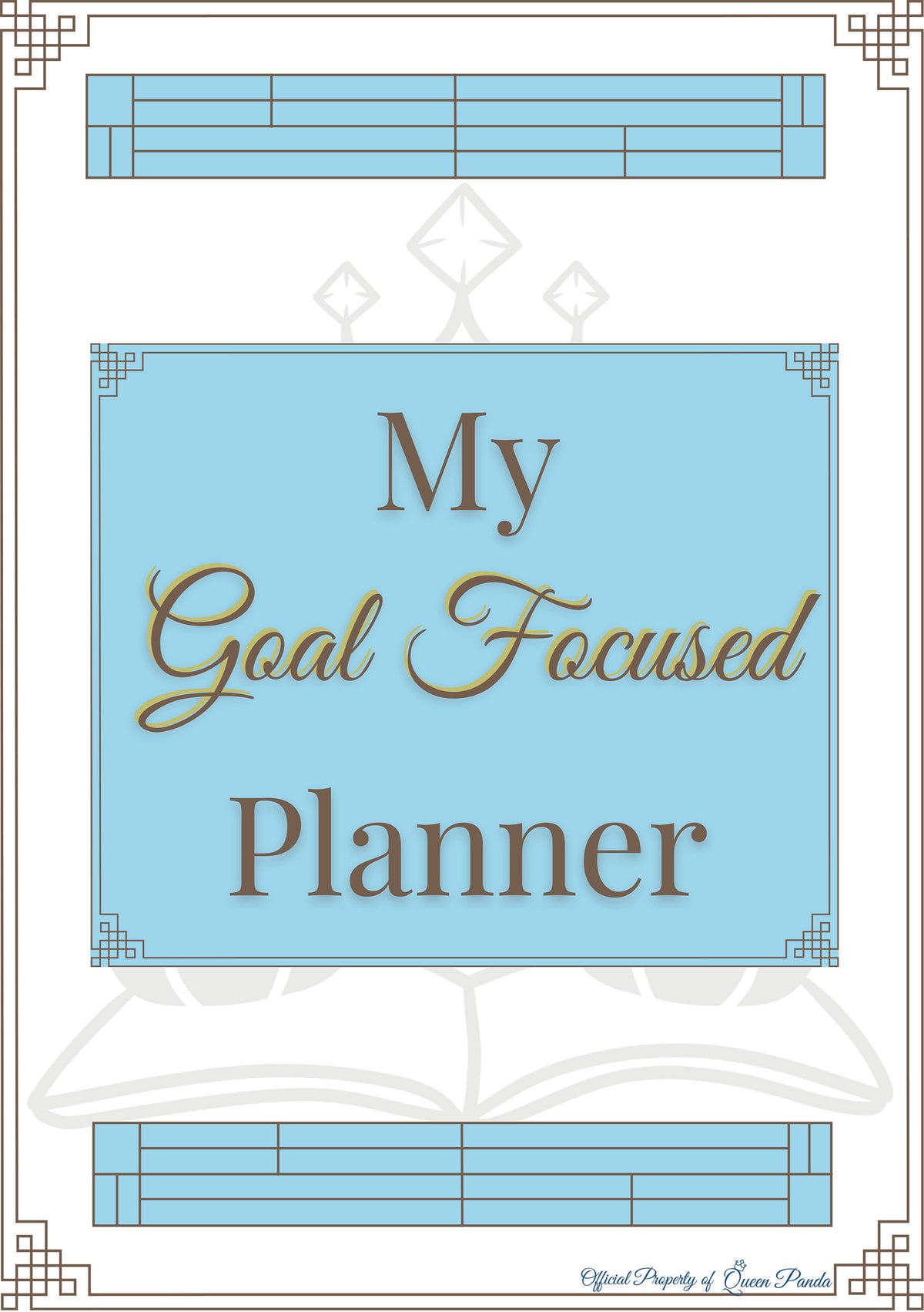 Monthly Goal Focused Planner